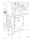 Схема №2 ADG 6370 WH с изображением Панель для электропосудомоечной машины Whirlpool 481245373531