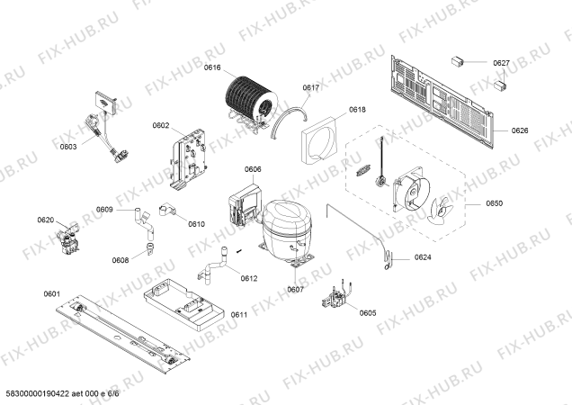 Схема №3 KAD92S5ETI с изображением Наклейка для холодильника Bosch 10003599