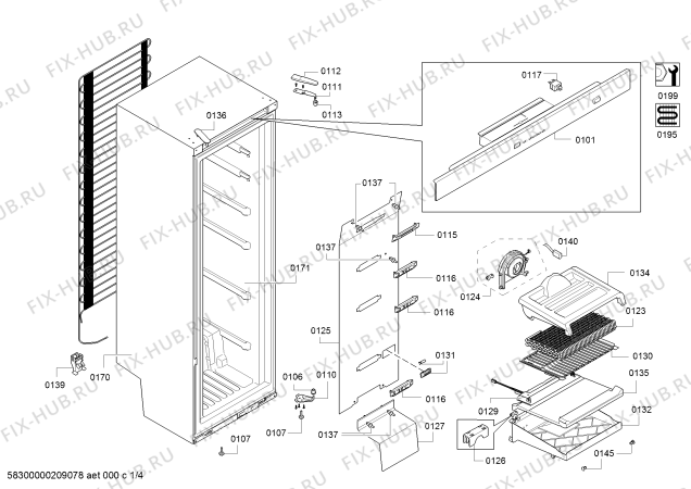 Схема №3 GS29NDW3P Siemens с изображением Крышка для холодильника Bosch 00717967