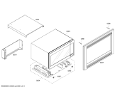 Схема №9 HMB8050 с изображением Набор кнопок для плиты (духовки) Bosch 00608389