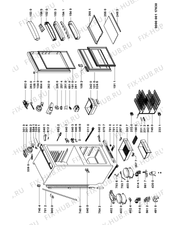 Схема №1 EK 158 P с изображением Компрессор для холодильника Whirlpool 481236038619
