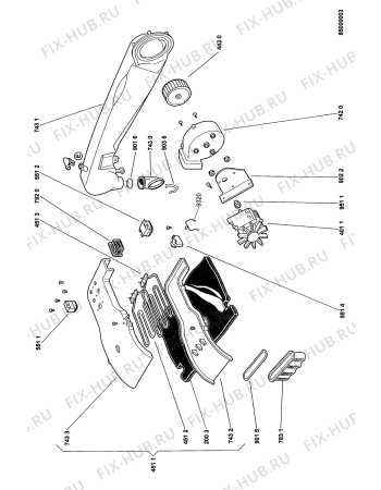 Схема №2 AWL 645 с изображением Обшивка для стиралки Whirlpool 481946078562