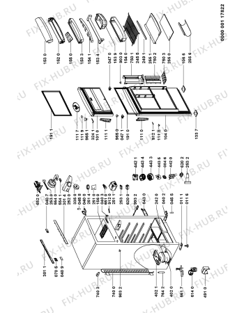 Схема №1 ART 9730/H/SI с изображением Дверца для холодильной камеры Whirlpool 481241618549