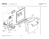 Схема №5 SE25T250GB с изображением Передняя панель для посудомойки Siemens 00439193