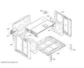 Схема №3 HBA73B530 с изображением Панель управления для плиты (духовки) Bosch 00705027
