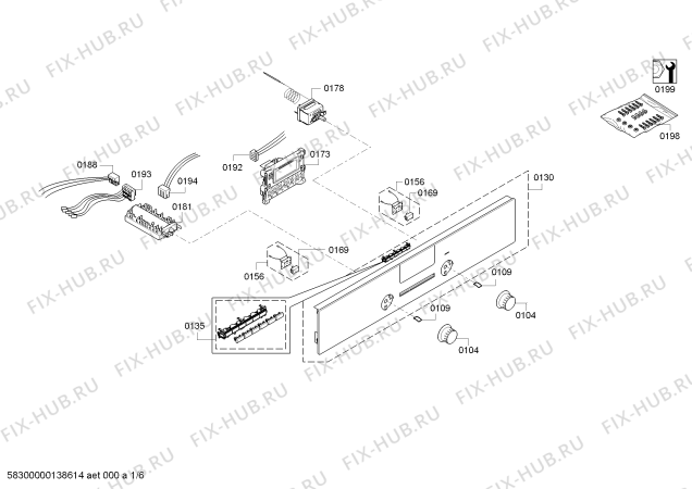 Схема №5 HB23AS210S с изображением Ручка управления духовкой для плиты (духовки) Siemens 00613024