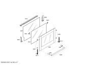 Схема №4 HL658540F с изображением Вентиляционный канал для духового шкафа Bosch 00606288