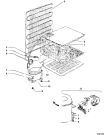 Схема №4 CM141CVCURTISS (F015484) с изображением Проводка для холодильной камеры Indesit C00171704