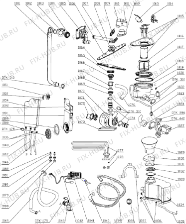 Схема №3 KGI600S (176357, WQP12-9026A) с изображением Ручка для электропосудомоечной машины Gorenje 194164