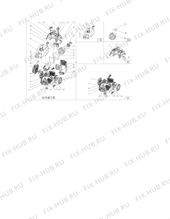 Схема №3 AB3455 с изображением Щёточка для электропылесоса Aeg 4055226031