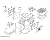 Схема №3 P1HCB32325 с изображением Ручка управления духовкой для плиты (духовки) Bosch 00609839