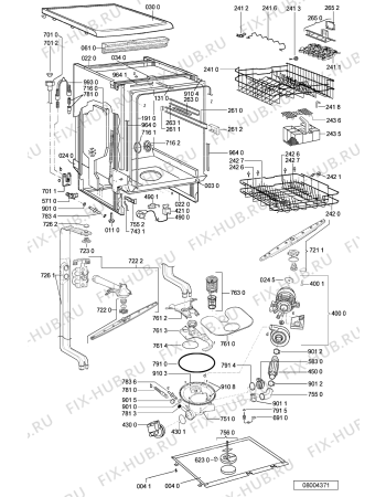 Схема №2 ADP 6940 IXM с изображением Дозатор моющих средств для посудомоечной машины Whirlpool 481241868364