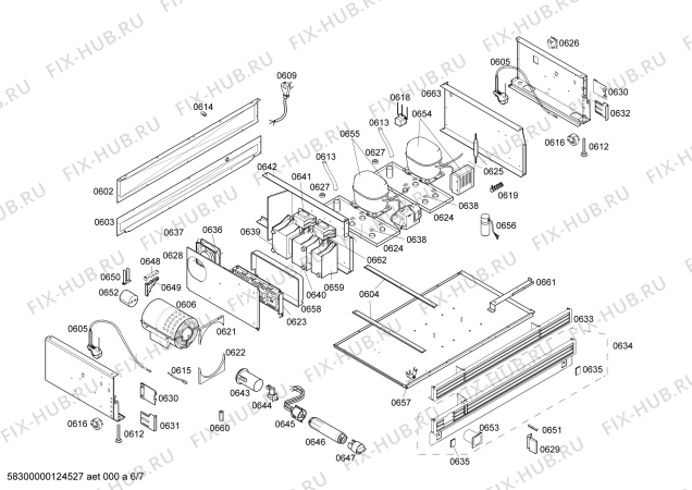Схема №5 T36BT71FS с изображением Кабель для холодильной камеры Bosch 00643426