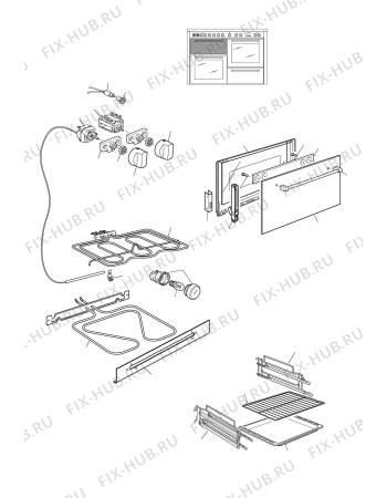 Схема №4 A1346G с изображением Другое для плиты (духовки) DELONGHI 103793