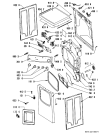 Схема №1 AWZ 221 GD с изображением Обшивка для сушильной машины Whirlpool 481245311186