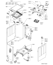 Схема №2 AWE6100D с изображением Модуль (плата) для стиральной машины Whirlpool 481010526772