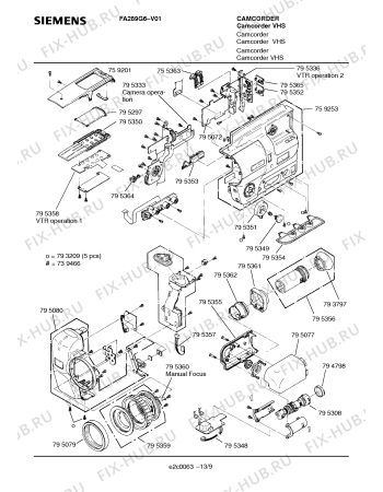 Схема №8 FA289G6 с изображением Инструкция по эксплуатации для видеоаппаратуры Siemens 00531111
