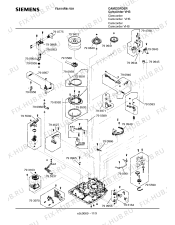 Схема №11 FA414G6 с изображением Инструкция по эксплуатации для видеоэлектроники Siemens 00531286