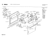 Схема №7 0730301006 SMI6310 с изображением Рамка для посудомоечной машины Bosch 00082895