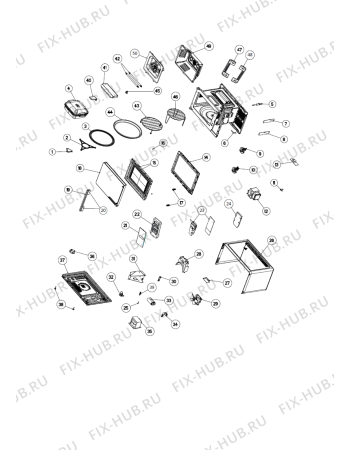 Схема №1 MCP349WHUA с изображением Всякое для микроволновой печи Whirlpool 488000537989