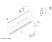 Схема №6 SMI40E65IL AquaStop made in Germany с изображением Передняя панель для посудомойки Bosch 00708973