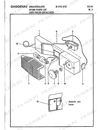 Схема №13 IK544023 с изображением Стартовый узел для холодильной камеры Bosch 00158950