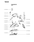 Схема №1 FV5226Z0/23 с изображением Провод для утюга (парогенератора) Tefal CS-00112304