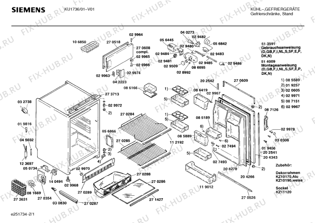 Схема №2 KT17L01 с изображением Поднос для холодильника Siemens 00087151