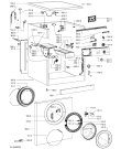 Схема №2 WA 5341 с изображением Блок управления для стиральной машины Whirlpool 481074287936