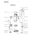 Схема №1 FMF794/1P1 с изображением Термостат для электрокофемашины Krups MS-621572