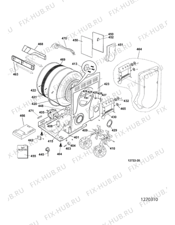 Схема №3 ALE60VFR (F033618) с изображением Запчасть для стиральной машины Indesit C00114812