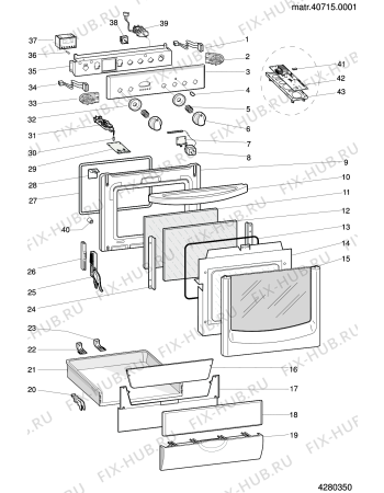 Схема №3 C65SF8XI (F033107) с изображением Руководство для плиты (духовки) Indesit C00112085