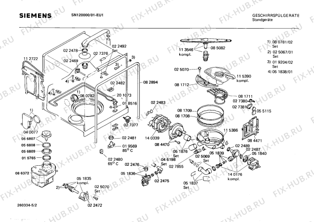 Схема №3 SN120046 с изображением Панель для электропосудомоечной машины Siemens 00116576