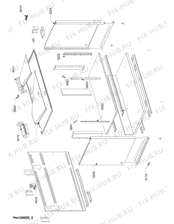 Схема №8 SOV 100 GRC с изображением Тэн для духового шкафа Whirlpool 480121102222
