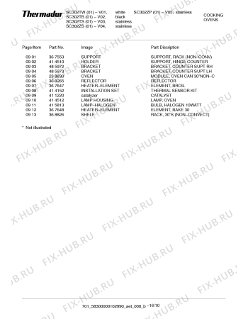 Схема №14 SCD272ZS с изображением Панель для плиты (духовки) Bosch 00368275