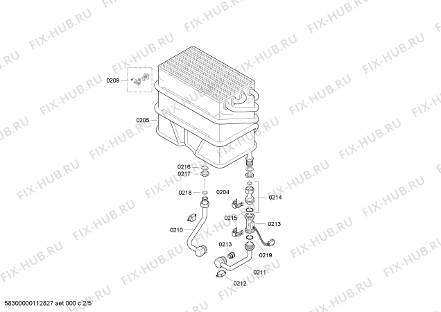 Схема №3 RDT1180TR с изображением Модуль для электроводонагревателя Bosch 00498680