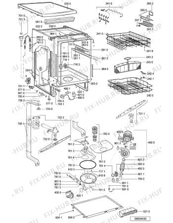 Схема №2 DW 681 ES SS с изображением Панель для посудомоечной машины Whirlpool 481245372714