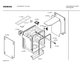 Схема №4 SE34200SK с изображением Передняя панель для посудомоечной машины Siemens 00353267