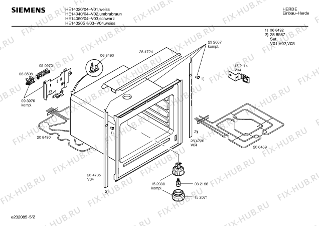 Схема №4 HE15020 с изображением Ручка конфорки для духового шкафа Siemens 00152803