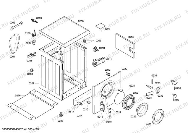 Схема №3 WM20553TI EXTRA500 с изображением Таблица программ для стиралки Siemens 00174661