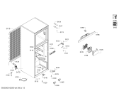 Схема №2 BD2058W3VV с изображением Дверь морозильной камеры для холодильника Bosch 00688020