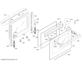 Схема №5 HBG73B530 с изображением Панель управления для духового шкафа Bosch 00708339
