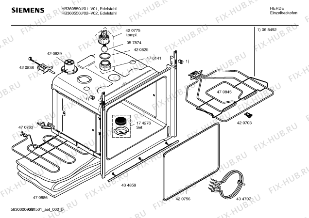 Схема №2 HB360550J с изображением Инструкция по эксплуатации для духового шкафа Siemens 00586785