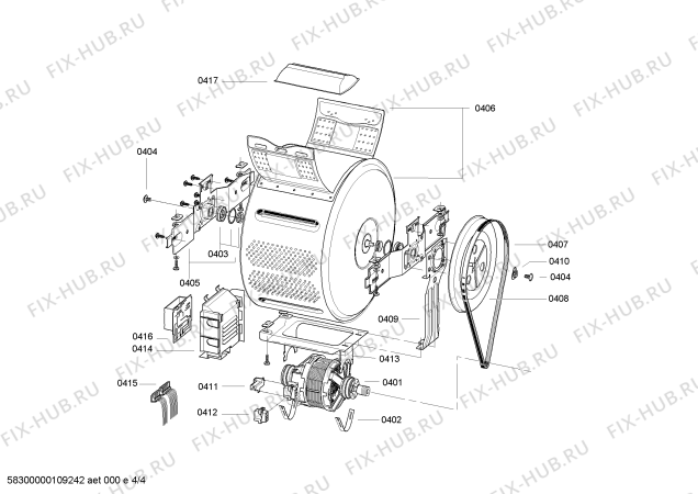 Схема №4 3TL930CM Balay TL930CM с изображением Терморегулятор для стиральной машины Bosch 00265124