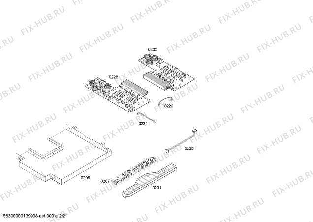 Схема №2 3EB815L BA.3I.60.SQ.28S.X.Bis с изображением Модуль управления для духового шкафа Bosch 00674994