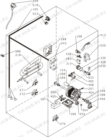 Взрыв-схема стиральной машины Sidex WT175 (126396, SP610/110) - Схема узла 03