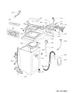 Схема №2 WWT 22 ABYMO с изображением Электропроводка для стиралки Whirlpool 481232178205