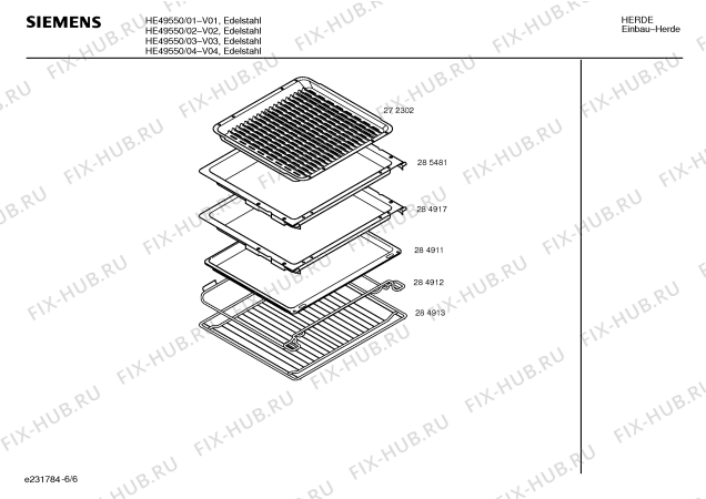 Схема №4 HE49550 с изображением Панель управления для плиты (духовки) Siemens 00289474