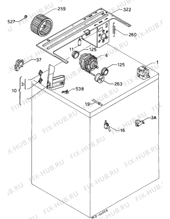 Взрыв-схема стиральной машины Zanussi TD245/A - Схема узла Electrical equipment 268