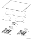 Схема №1 HE734400XB GA4 с изображением Поверхность для духового шкафа Aeg 8082366017